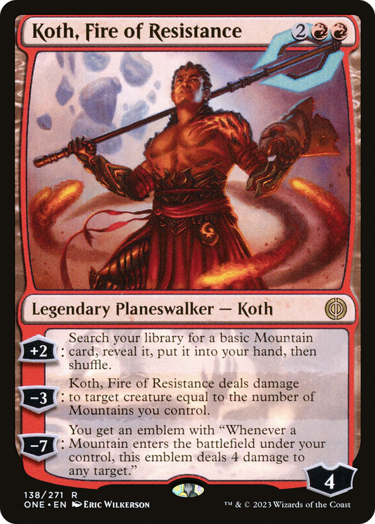 Koth, Fire of Resistance (ONE) #138 [EN/N]