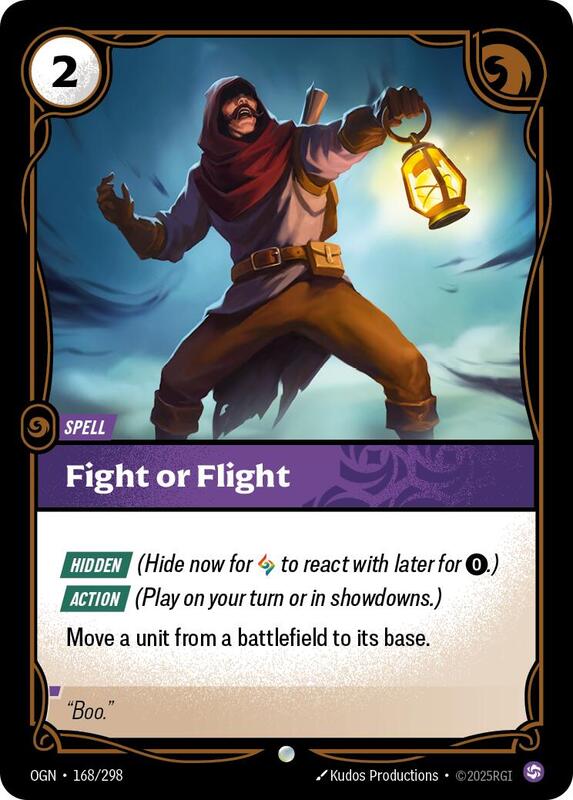 Fight or Flight (OGN) #168 [EN/N]
