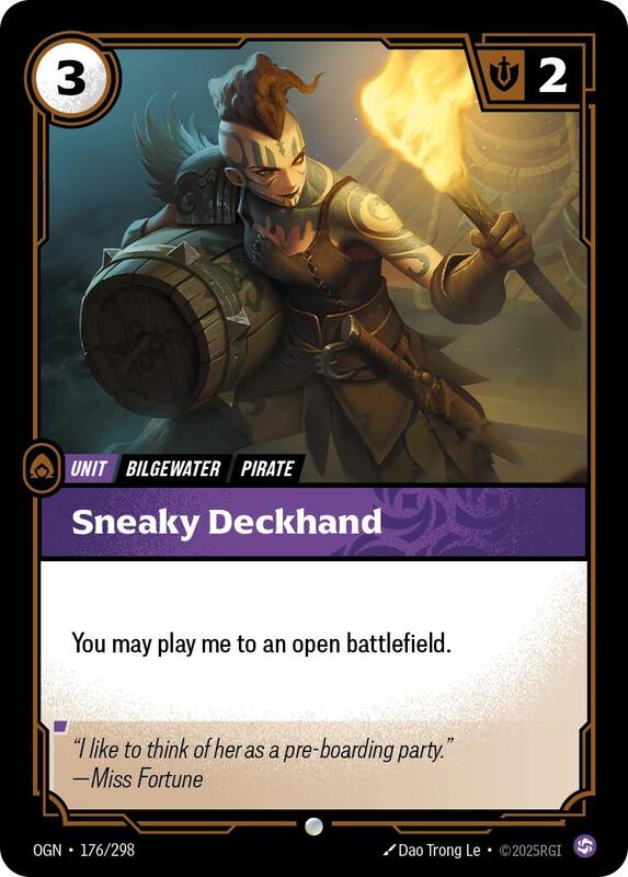 Sneaky Deckhand (OGN) #176 [EN/N]
