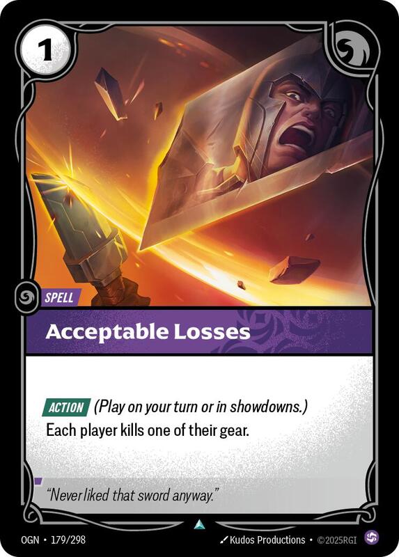 Acceptable Losses (OGN) #179 [EN/N]