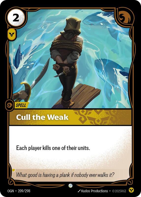Cull the Weak (OGN) #209 [EN/N]