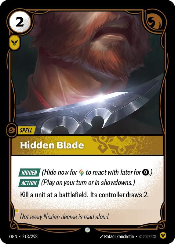 Hidden Blade (OGN) #213 [EN/N]