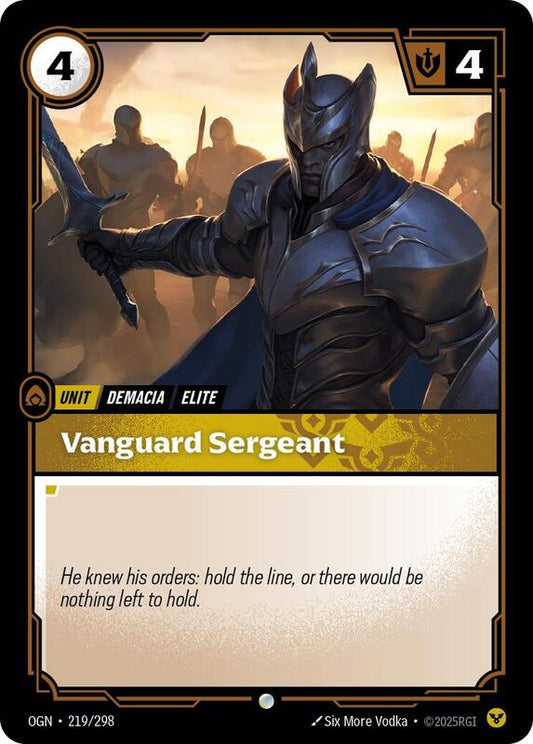 Vanguard Sergeant (OGN) #219 [EN/N]