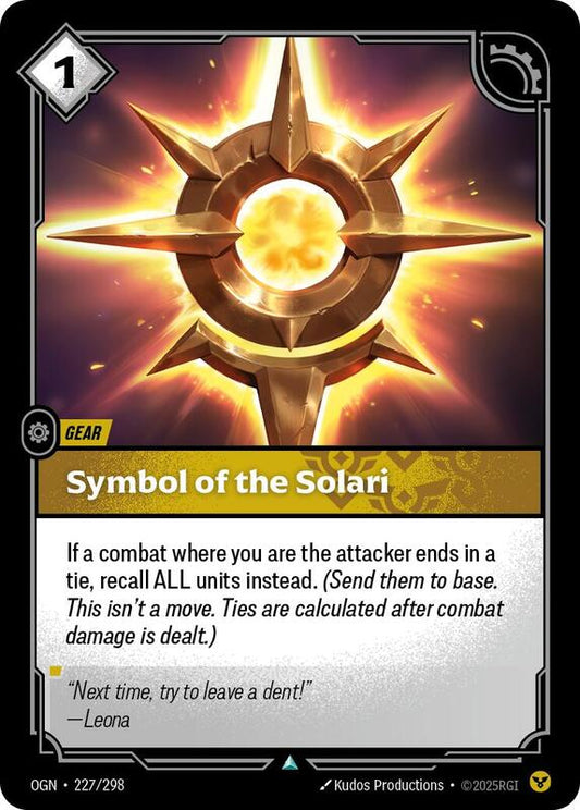 Symbol of the Solari (OGN) #227 [EN/N]
