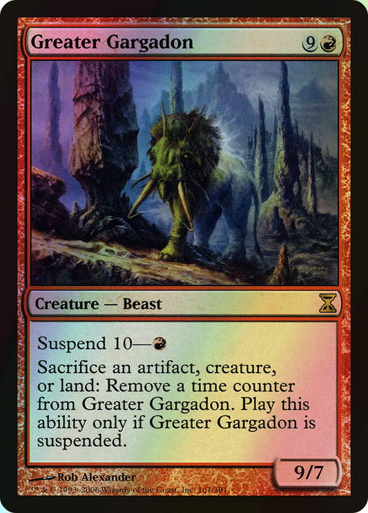 Greater Gargadon (TSP) #161 [EN/F] s/o