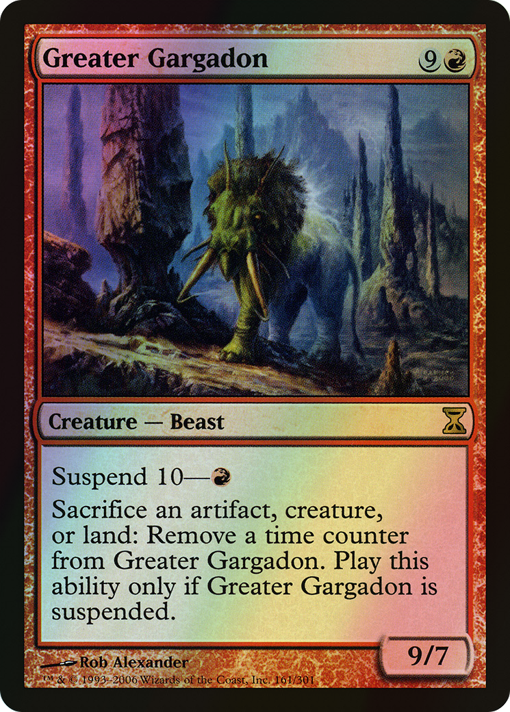Greater Gargadon (TSP) #161 [EN/F] s/o