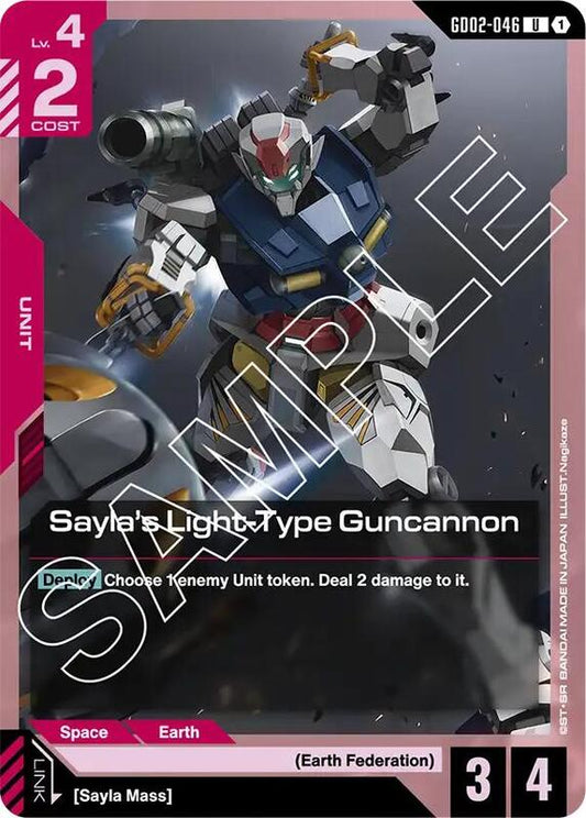 Sayla's Light-Type Guncannon (GD02) #GD02-046 [JA/N]
