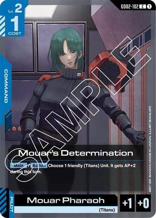 Mouar's Determination (GD02) #GD02-102 [JA/N]