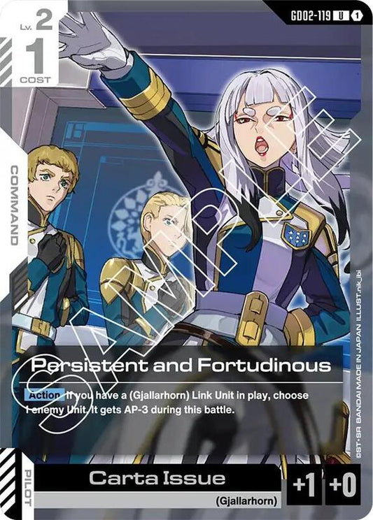 Persistent and Fortudinous (GD02) #GD02-119 [JA/N]