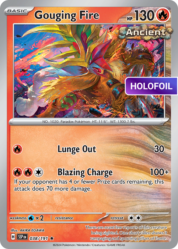 Gouging Fire (SSP) #038 [EN/H]