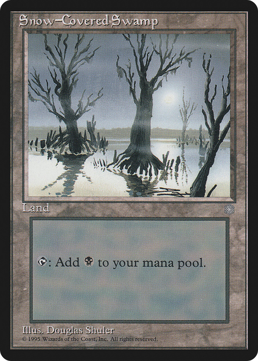 Snow-Covered Swamp (ICE) #372 [EN/N]