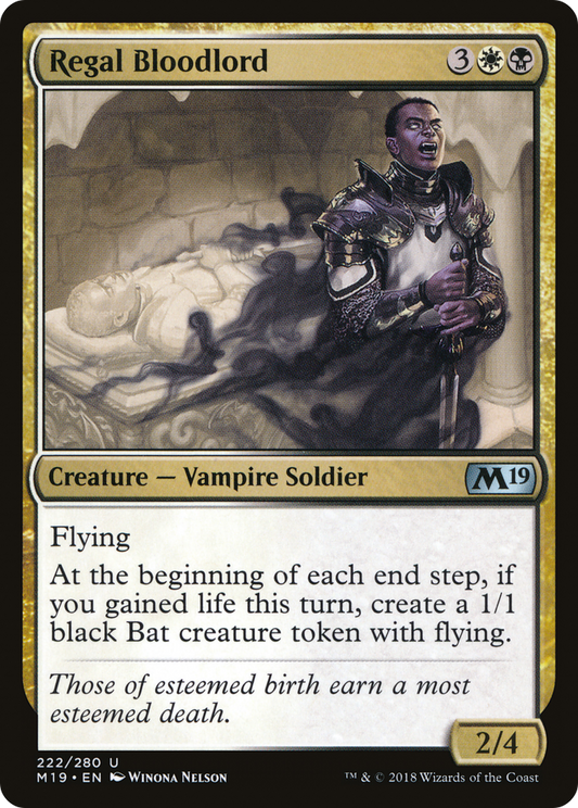 Regal Bloodlord (M19) #222 [EN/N] s/o