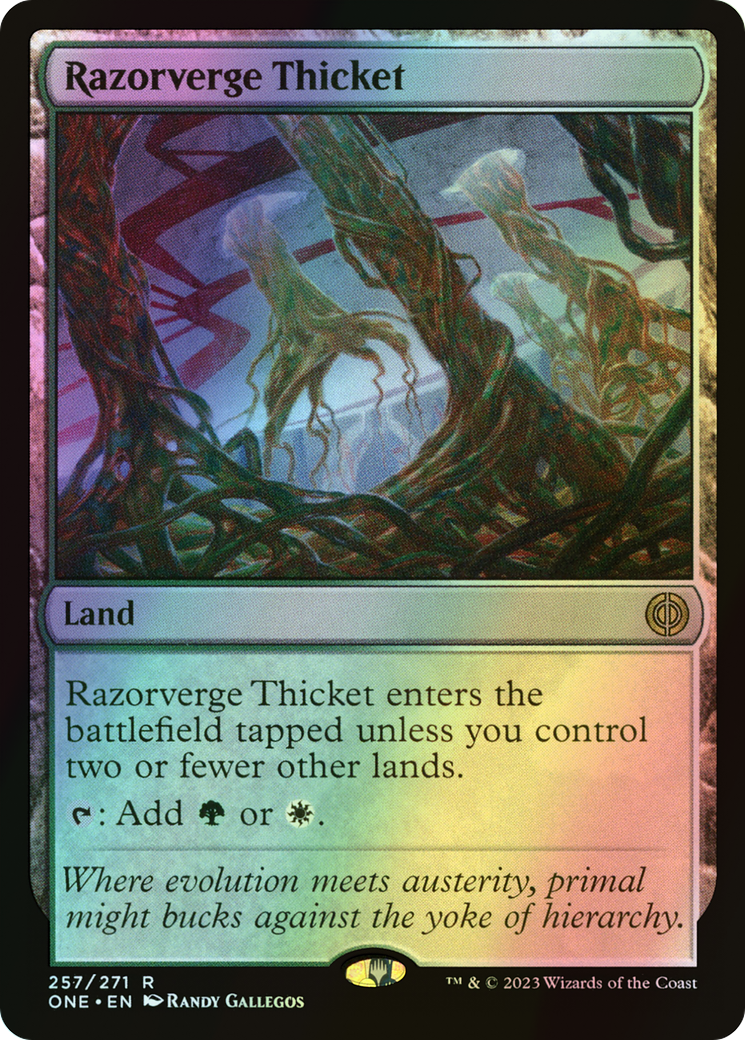 Razorverge Thicket (ONE) #257 [EN/F] s/o