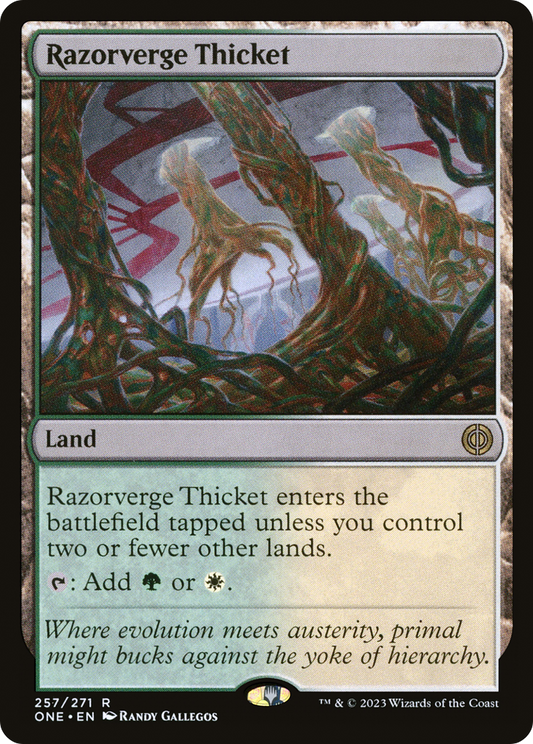 Razorverge Thicket (ONE) #257 [EN/N] s/o