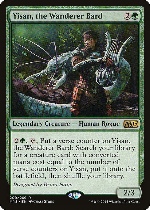 Yisan, the Wanderer Bard (M15) #209 [EN/N] s/o