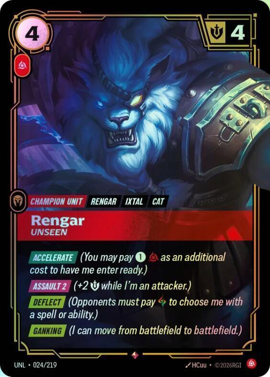 Rengar - Unseen (UNL) #024 [EN/F] s/o