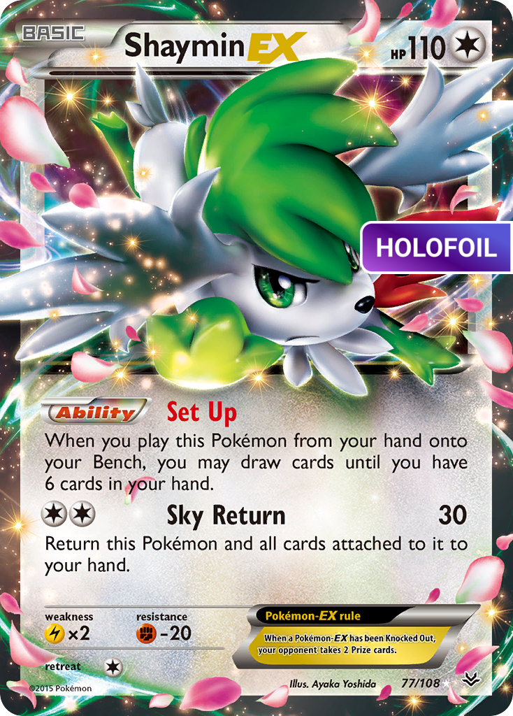 Shaymin EX (ROS) #77 [EN/H] s/o