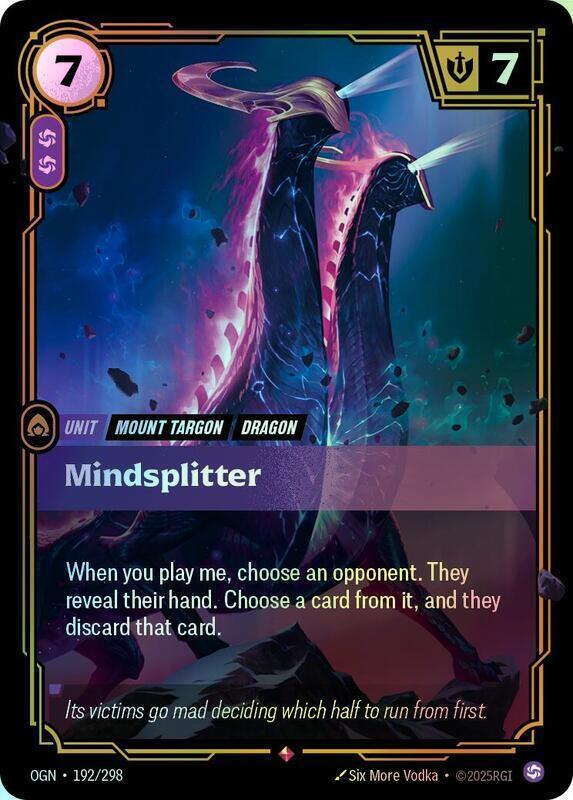 Mindsplitter (OGN) #192 [EN/F] s/o