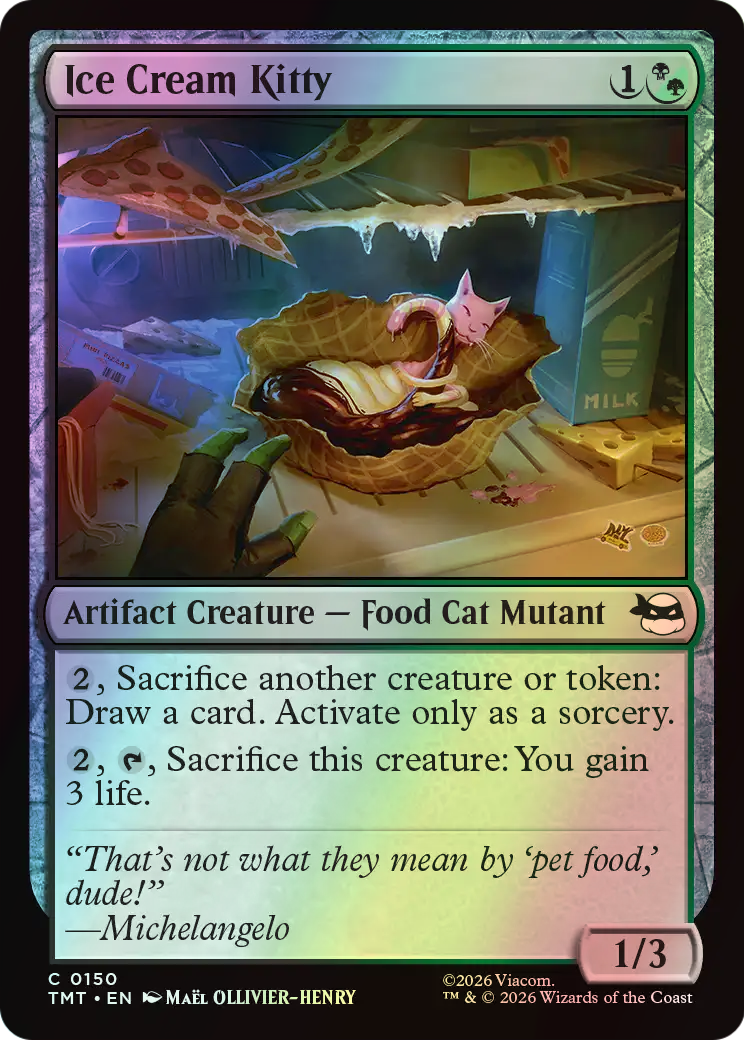 Ice Cream Kitty (TMT) #150 [EN/F]