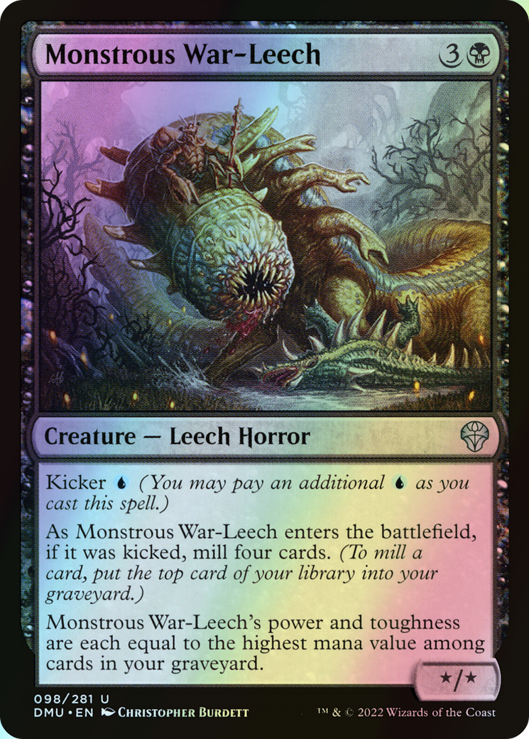 Monstrous War-Leech (DMU) #98 [EN/F]