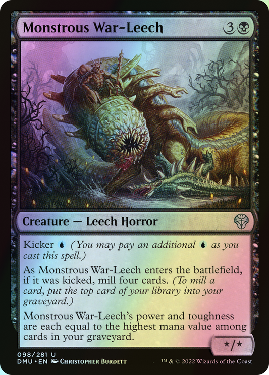 Monstrous War-Leech (DMU) #98 [EN/F]