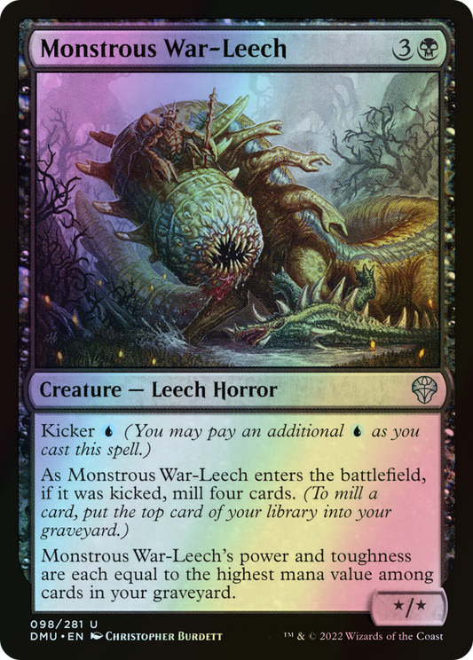 Monstrous War-Leech (DMU) #98 [EN/F]