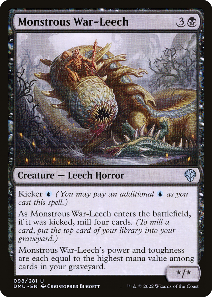 Monstrous War-Leech (DMU) #98 [EN/N]