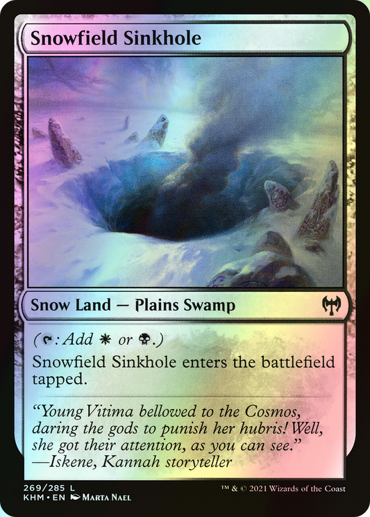 Snowfield Sinkhole (KHM) #269 [EN/F] s/o