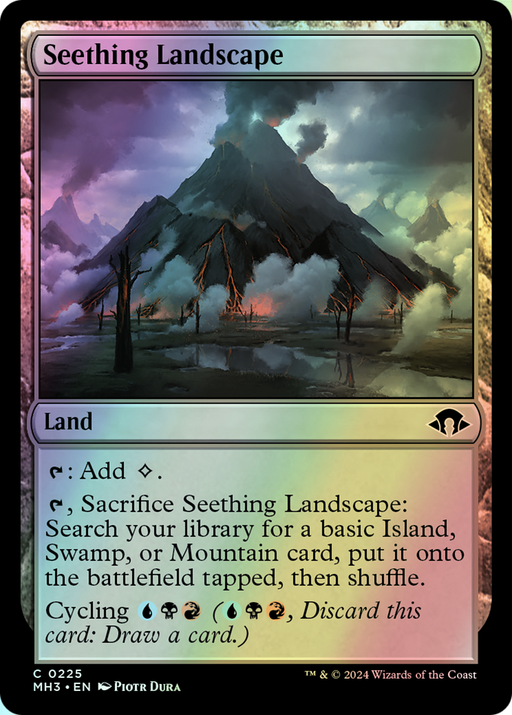 Seething Landscape (MH3) #225 [EN/F] s/o