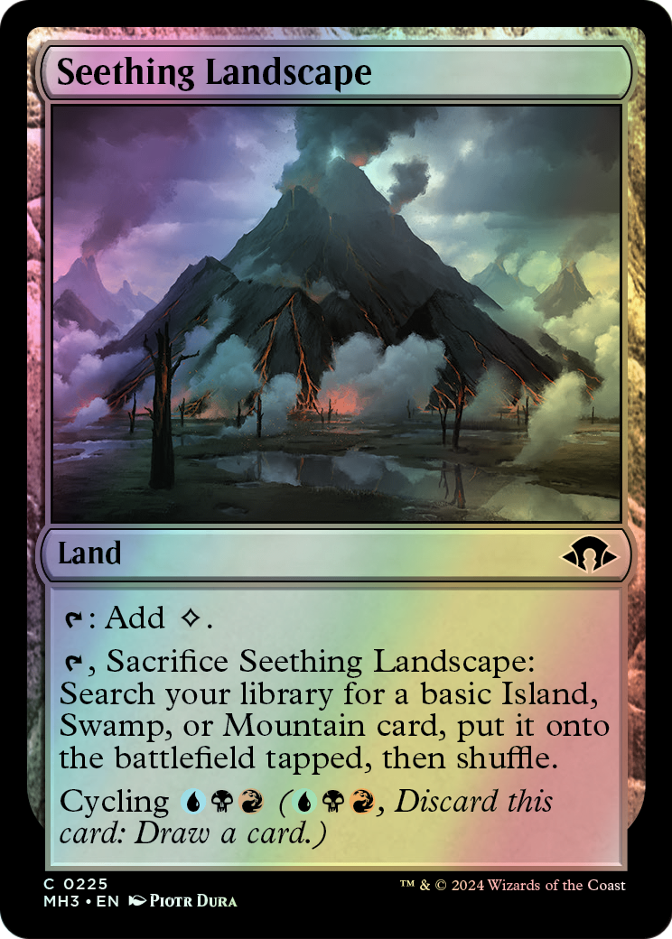 Seething Landscape (MH3) #225 [EN/F] s/o