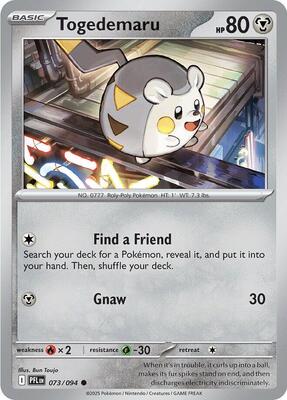 Togedemaru - 073/094 (PFL) #073 [EN/N]