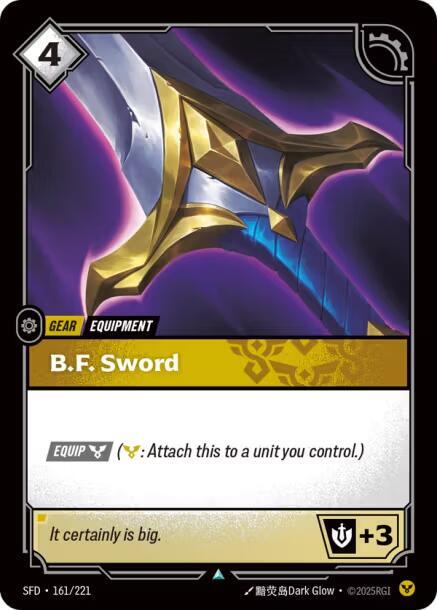 B.F. Sword (SFD) #161 [EN/N]