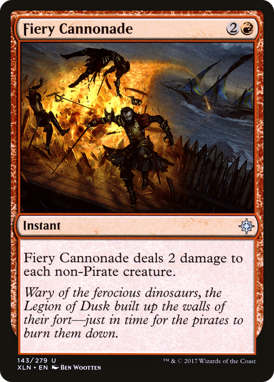 Fiery Cannonade (XLN) #143 [EN/N]