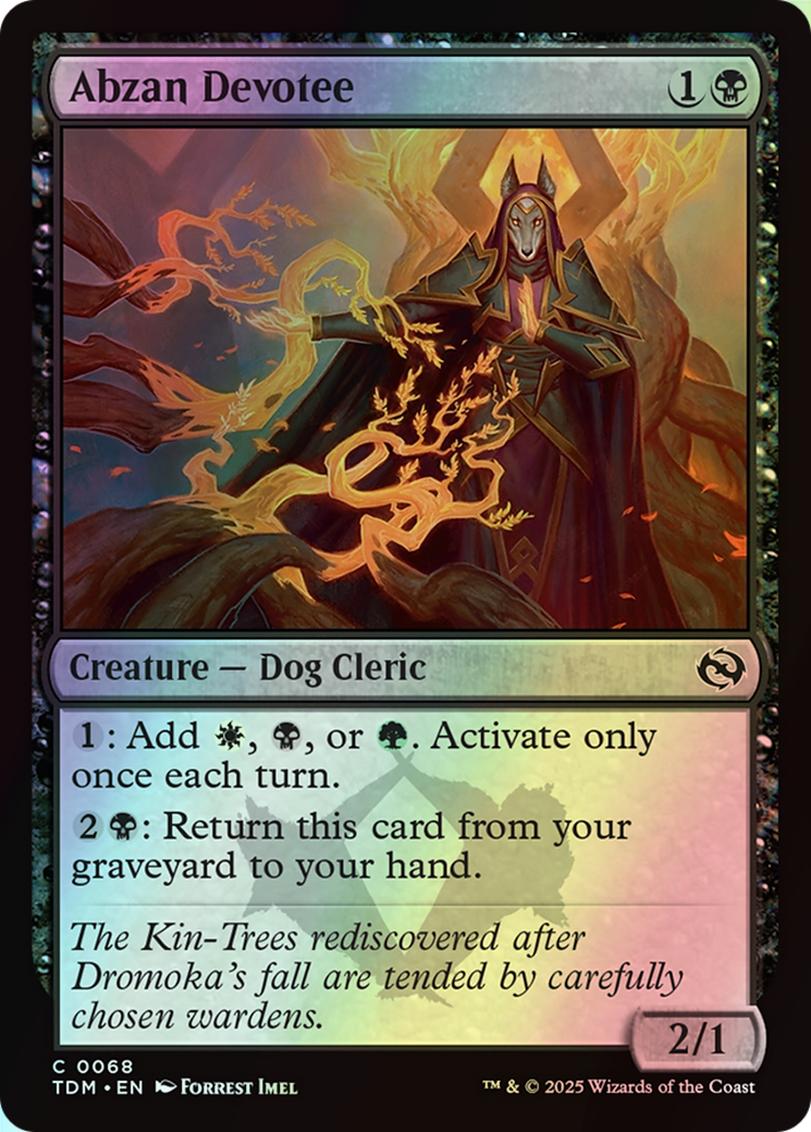 Abzan Devotee (TDM) #68 [EN/F]