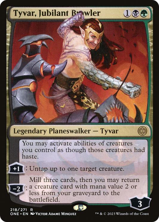 Tyvar, Jubilant Brawler (ONE) #218 [EN/N] s/o
