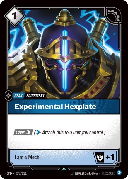 Experimental Hexplate (SFD) #073 [EN/N]