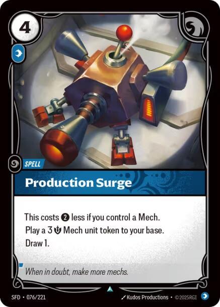 Production Surge (SFD) #076 [EN/N]