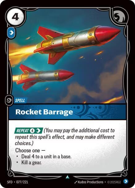 Rocket Barrage (SFD) #077 [EN/N]