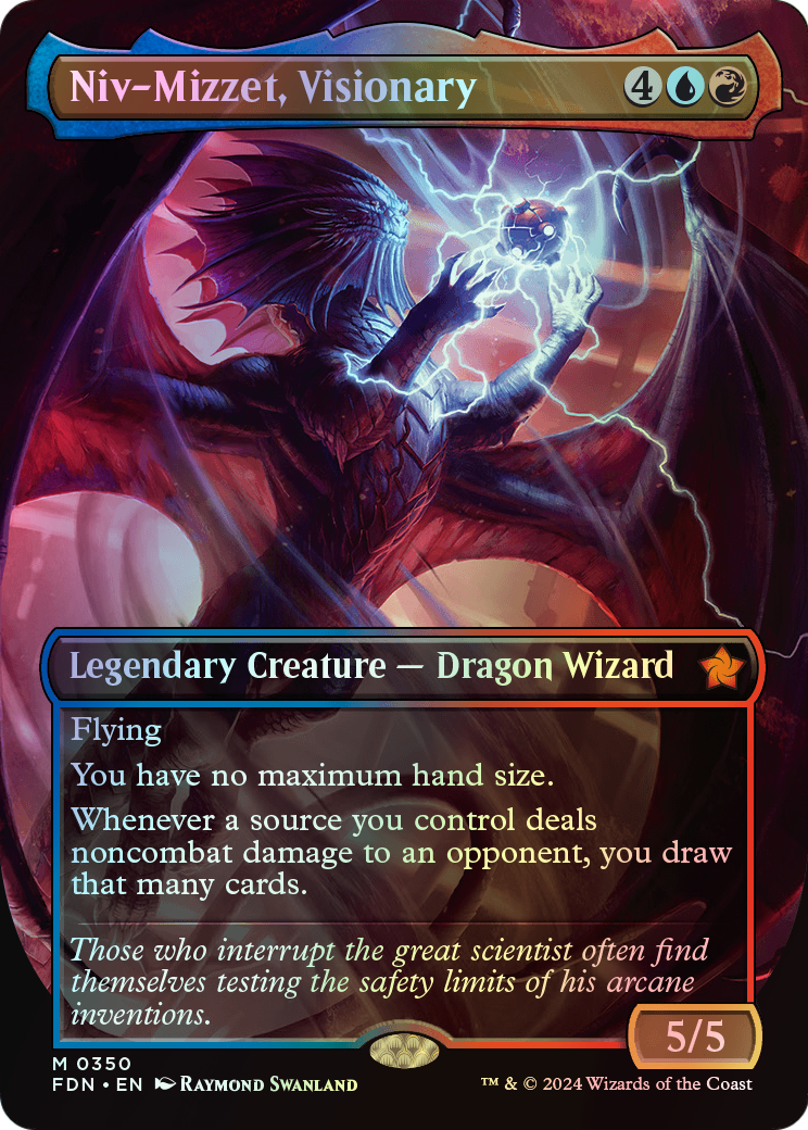 Niv-Mizzet, Visionary (FDN) #350 [EN/F] s/o