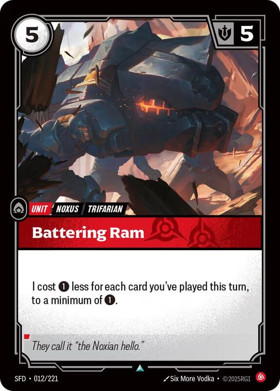Battering Ram (SFD) #012 [EN/N]