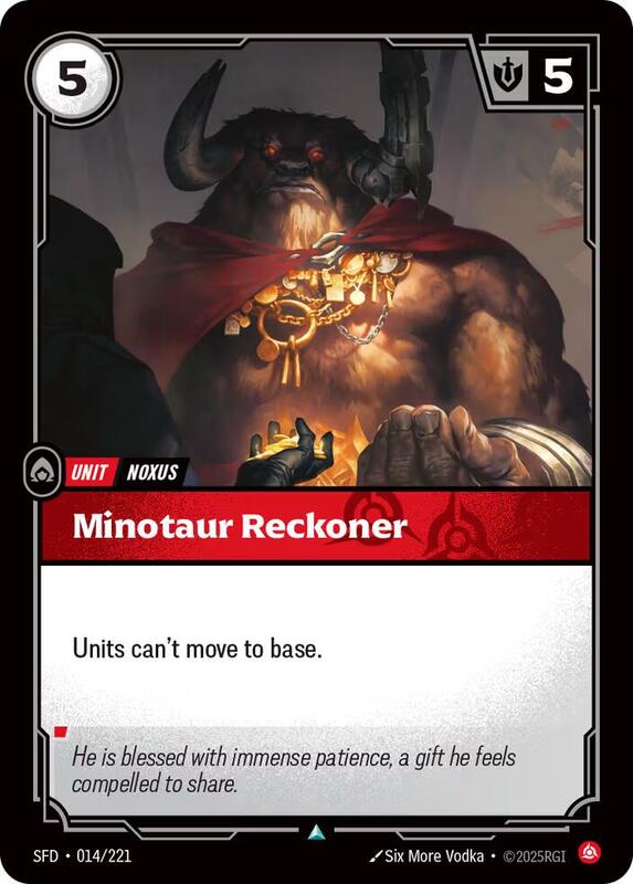 Minotaur Reckoner (SFD) #014 [EN/N]
