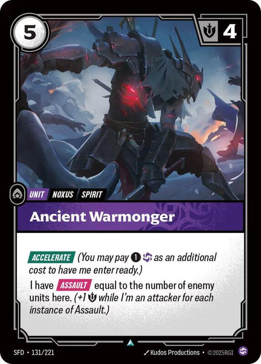Ancient Warmonger (SFD) #131 [EN/N]