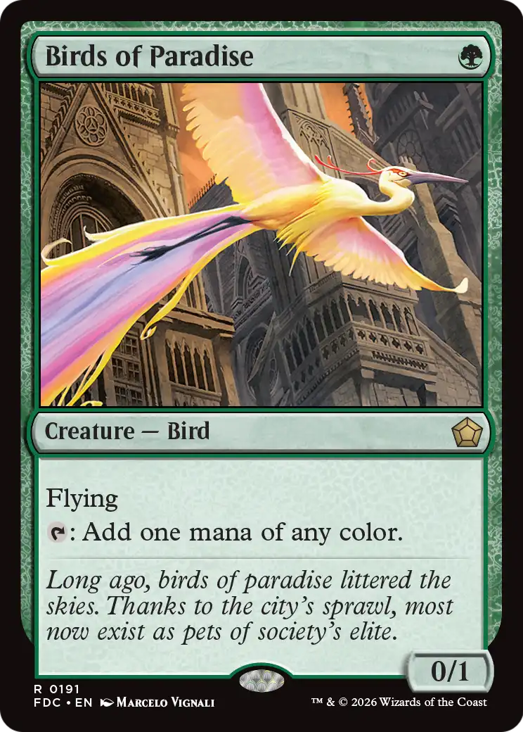 Birds of Paradise (FDC) #191 [EN/N]