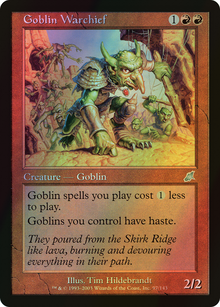 Goblin Warchief (SCG) #97 [EN/F] s/o