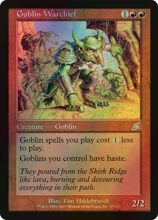 Goblin Warchief (SCG) #97 [EN/F] s/o