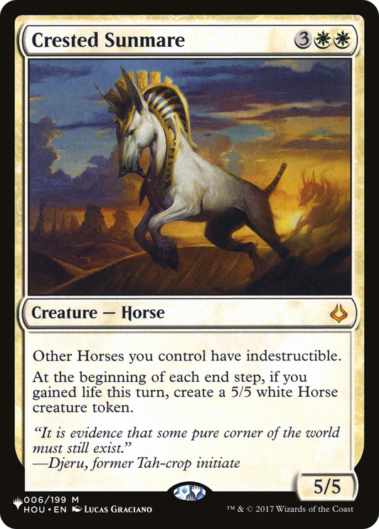 Crested Sunmare (PLST) #HOU-6 [EN/N]