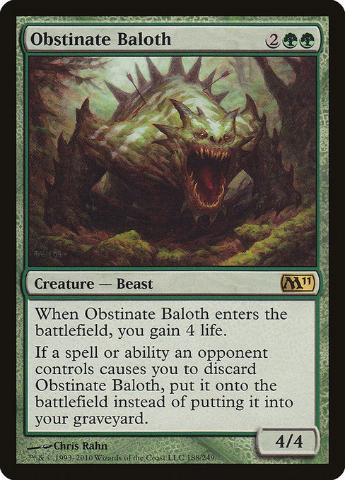 Obstinate Baloth (M11) #188 [EN/N]