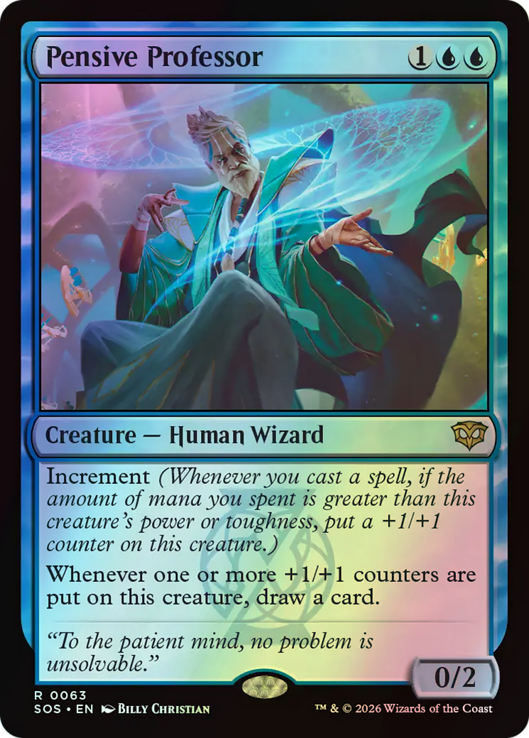 Pensive Professor (SOS) #63 [EN/F] s/o