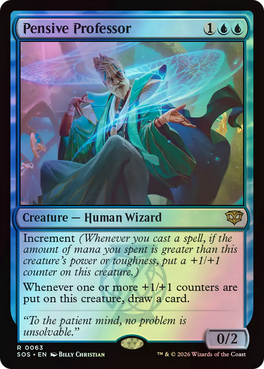 Pensive Professor (SOS) #63 [EN/F] s/o
