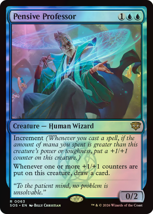 Pensive Professor (SOS) #63 [EN/F] s/o